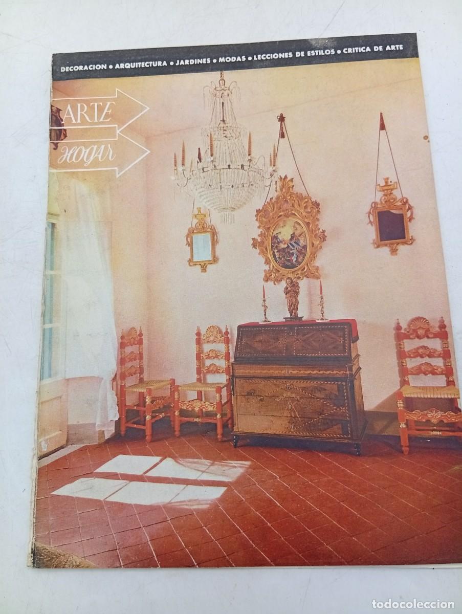 Collezionismo di Riviste e Giornali: REVISTA ARTE HOGAR. N&ordm; 94. A&Ntilde;O 1953. EL RASTRO DEL DOMINGO. MODAS. UNA CASA ALPINA EN LA .... LEER.