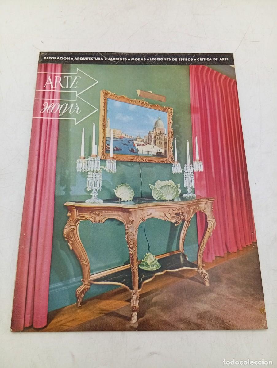 Coleccionismo de Revistas y Peri&oacute;dicos: REVISTA ARTE HOGAR. N&ordm; 63. A&Ntilde;O 1950. LA RESIDENCIA DE UN ARQUITECTO EN MADRID. UNA CASA EN.... LEER.