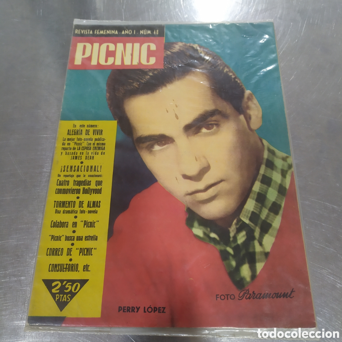 Coleccionismo de Revistas y Peri&oacute;dicos: Revista Femenina Picnic - A&ntilde;o I n&deg; 48 a&ntilde;o 1958