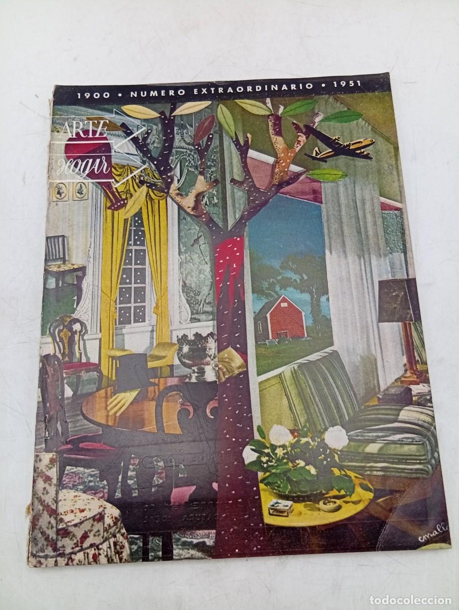 Coleccionismo de Revistas y Peri&oacute;dicos: REVISTA ARTE HOGAR. N&ordm; 70-71. A&Ntilde;O 1951. CRISTINO MALLO. HISTORIA MADRILE&Ntilde;A DE MEDIO SIGLO..... LEER.