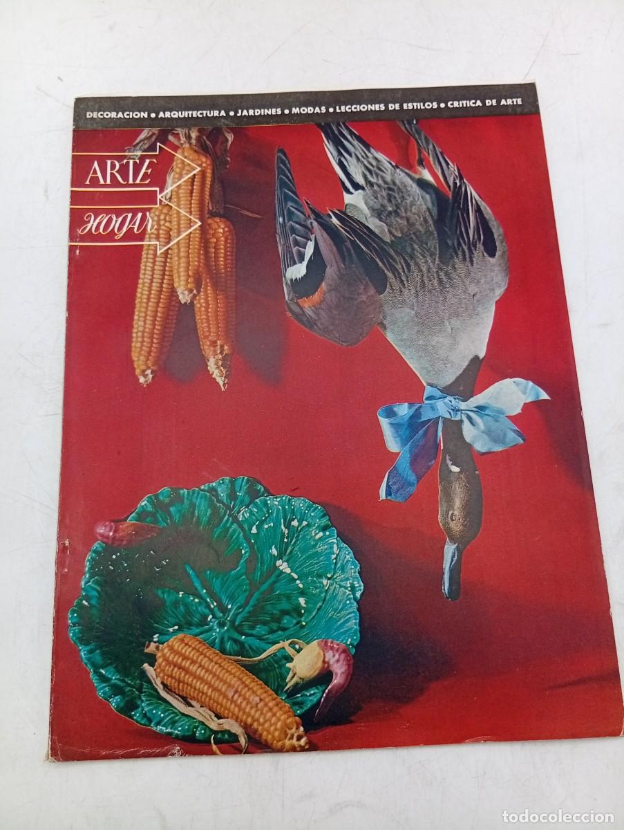 Collectionnisme de Revues et Journaux: REVISTA ARTE HOGAR. N&ordm; 84. A&Ntilde;O 1952. AVES Y PAJAROS. ESCALERAS. LA VIRGEN MARTIL. EL ..... LEER.