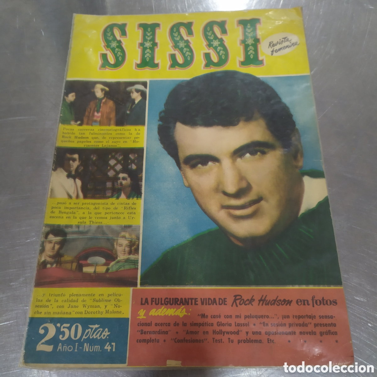 Collectionnisme de Revues et Journaux: Revista femenina Sissi - N&deg;41 del a&ntilde;o 1958