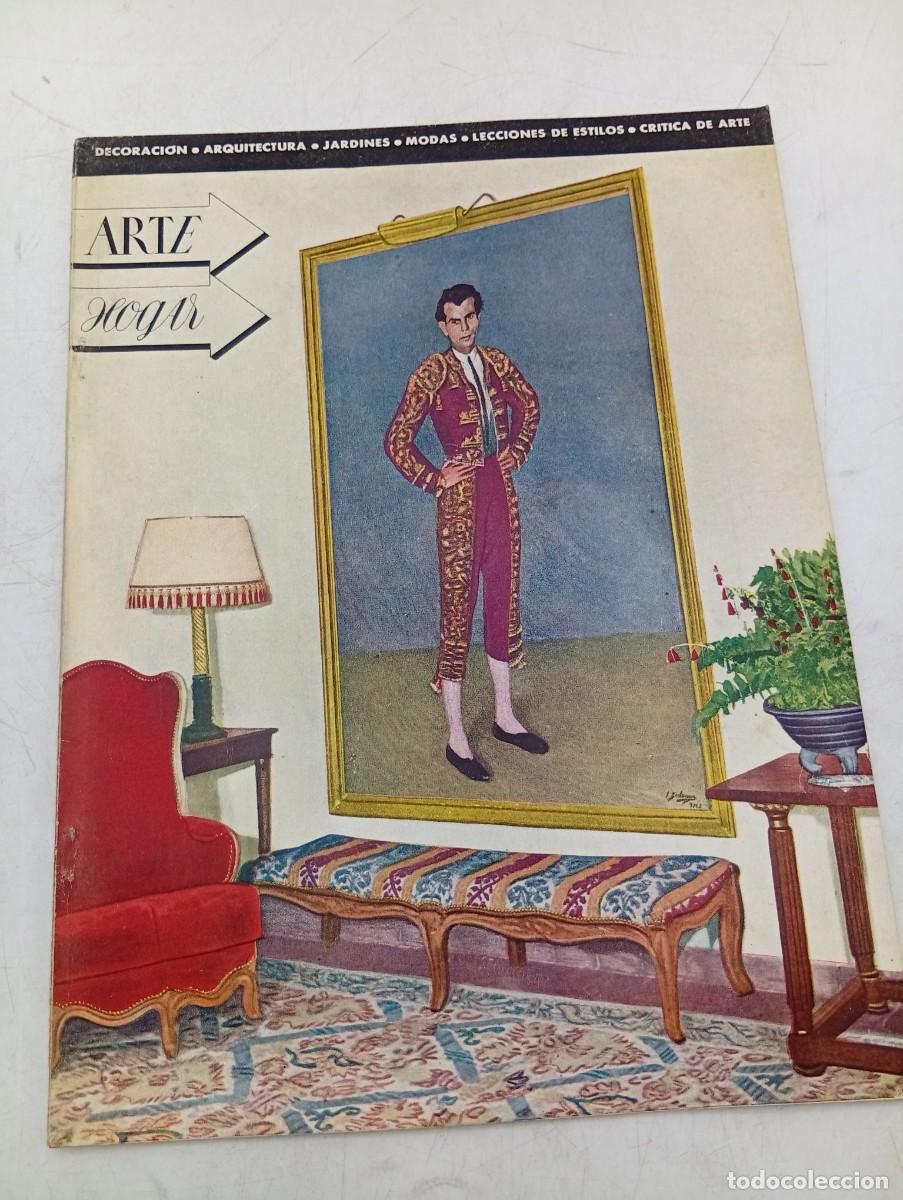 Coleccionismo de Revistas y Peri&oacute;dicos: REVISTA ARTE HOGAR. N&ordm; 87. A&Ntilde;O 1952. IDA VUELTA DEL CORTIJO ANDALUZ. BARES DE AMBIENTE TAURI.. LEER.