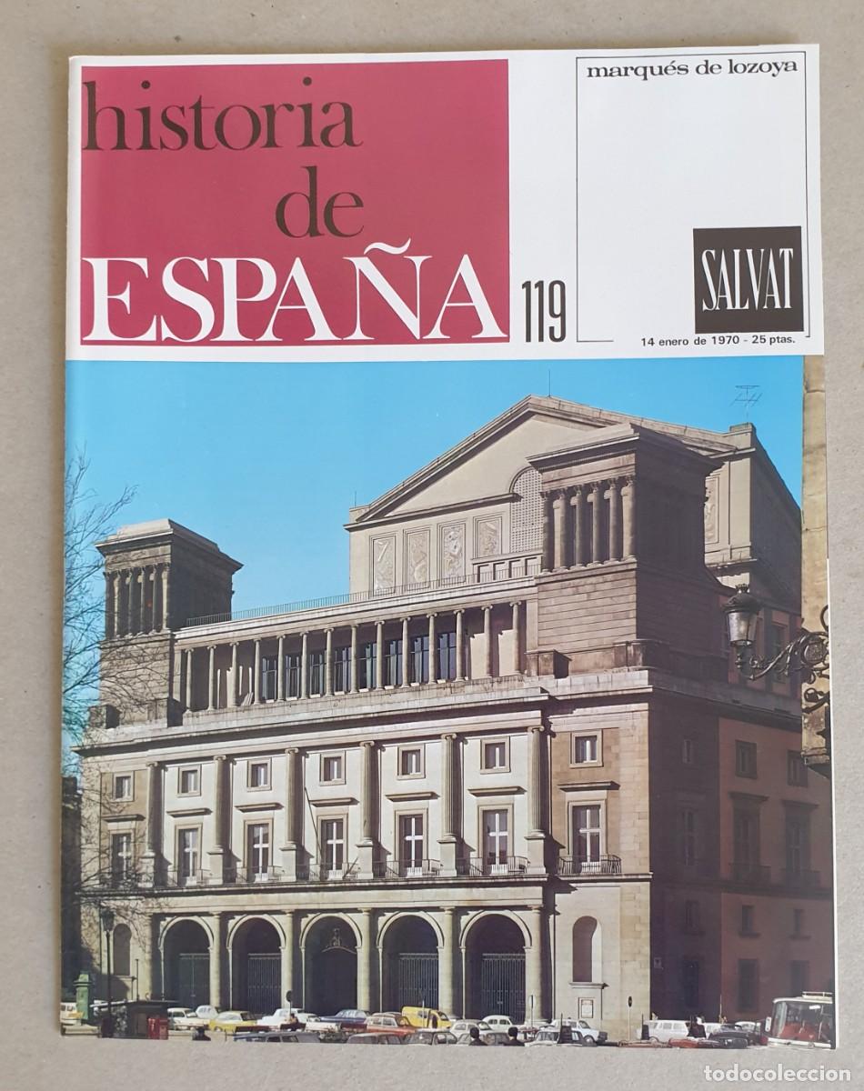 Coleccionismo de Revistas y Peri&oacute;dicos: Historia de Espa&ntilde;a. Fasc&iacute;culo 119 del volumen VI. Salvat. 1967