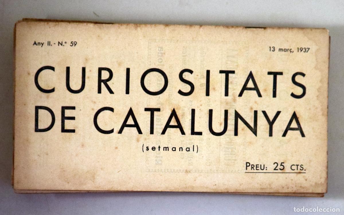 Collection Magazines and Newspapers: CURIOSITATS DE CATALUNYA N&ordm; 59 - Barcelona 1937