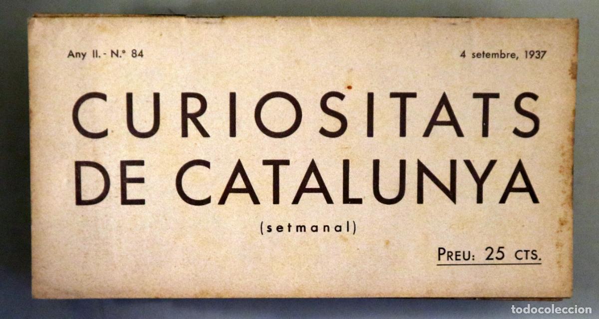 Colecionismo de Revistas e Jornais: CURIOSITATS DE CATALUNYA N&ordm; 83 - Barcelona 1937