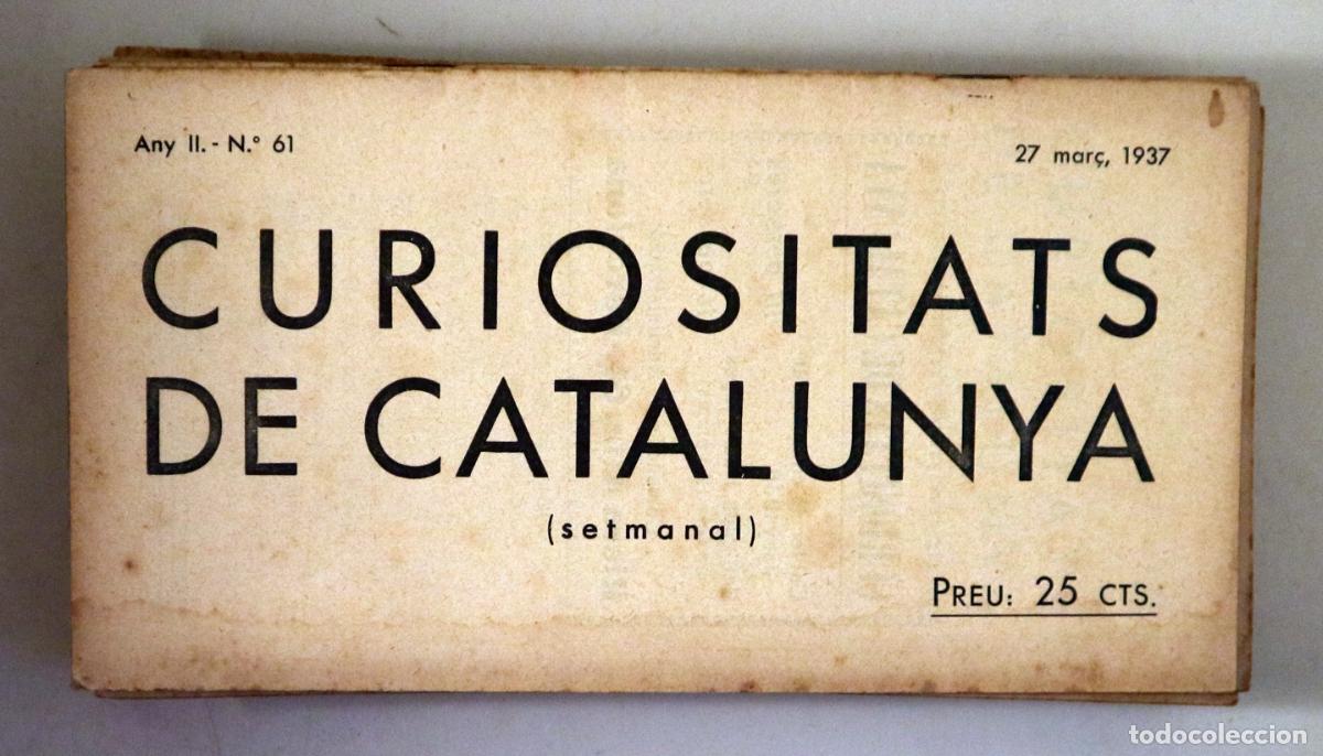 Colecionismo de Revistas e Jornais: CURIOSITATS DE CATALUNYA N&ordm; 61 - Barcelona 1937