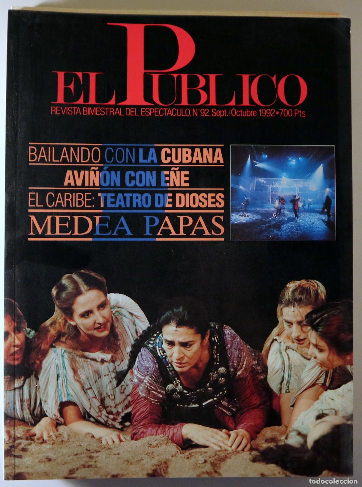 Colecionismo de Revistas e Jornais: (La Cubana - Lope de Vega - Beckett) - EL P&Uacute;BLICO N&ordm; 92 - s/l 1992 - Ilustrado