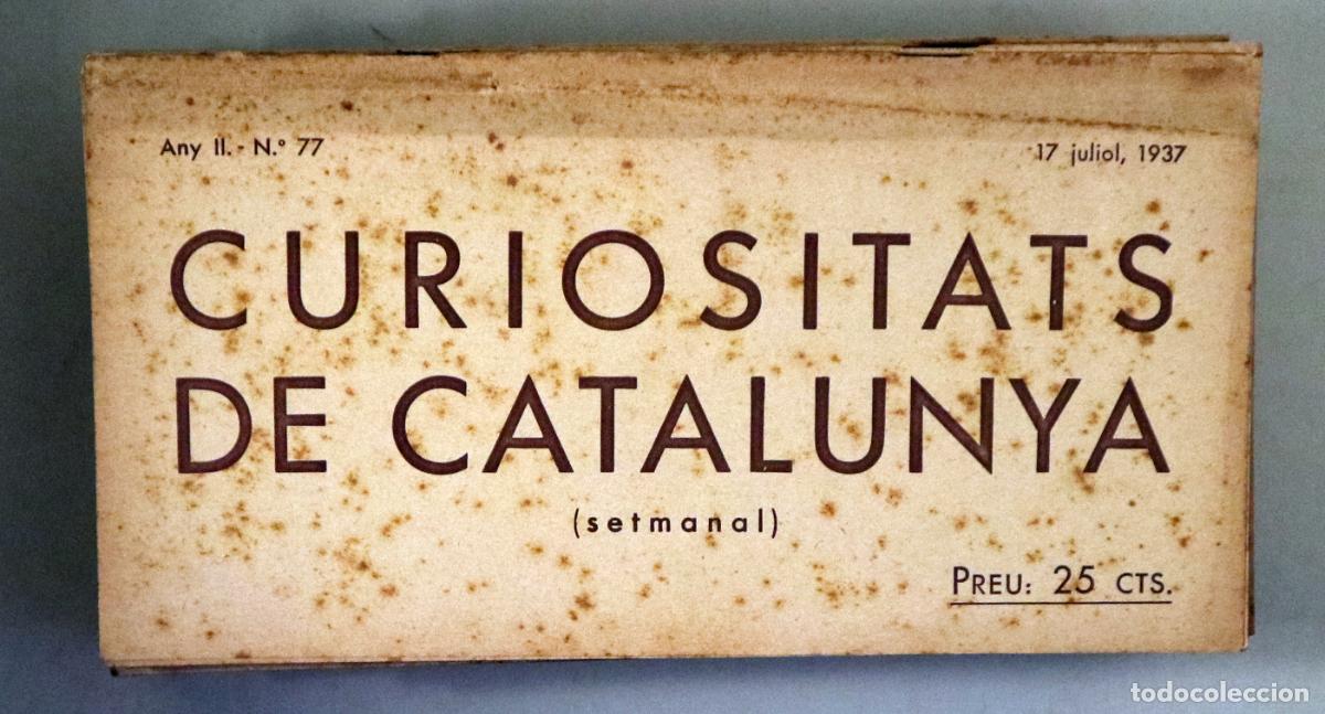 Colecionismo de Revistas e Jornais: CURIOSITATS DE CATALUNYA N&ordm; 77 - Barcelona 1937