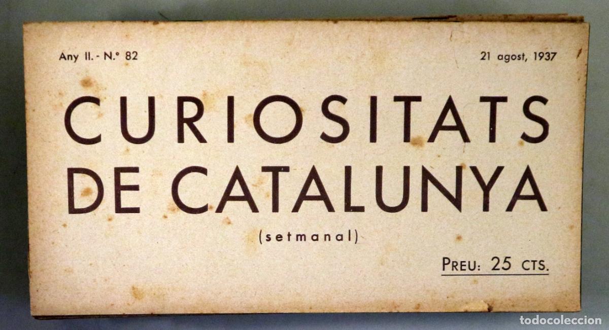 Colecionismo de Revistas e Jornais: CURIOSITATS DE CATALUNYA N&ordm; 82 - Barcelona 1937