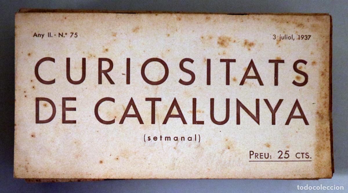 Colecionismo de Revistas e Jornais: CURIOSITATS DE CATALUNYA N&ordm; 75 - Barcelona 1937