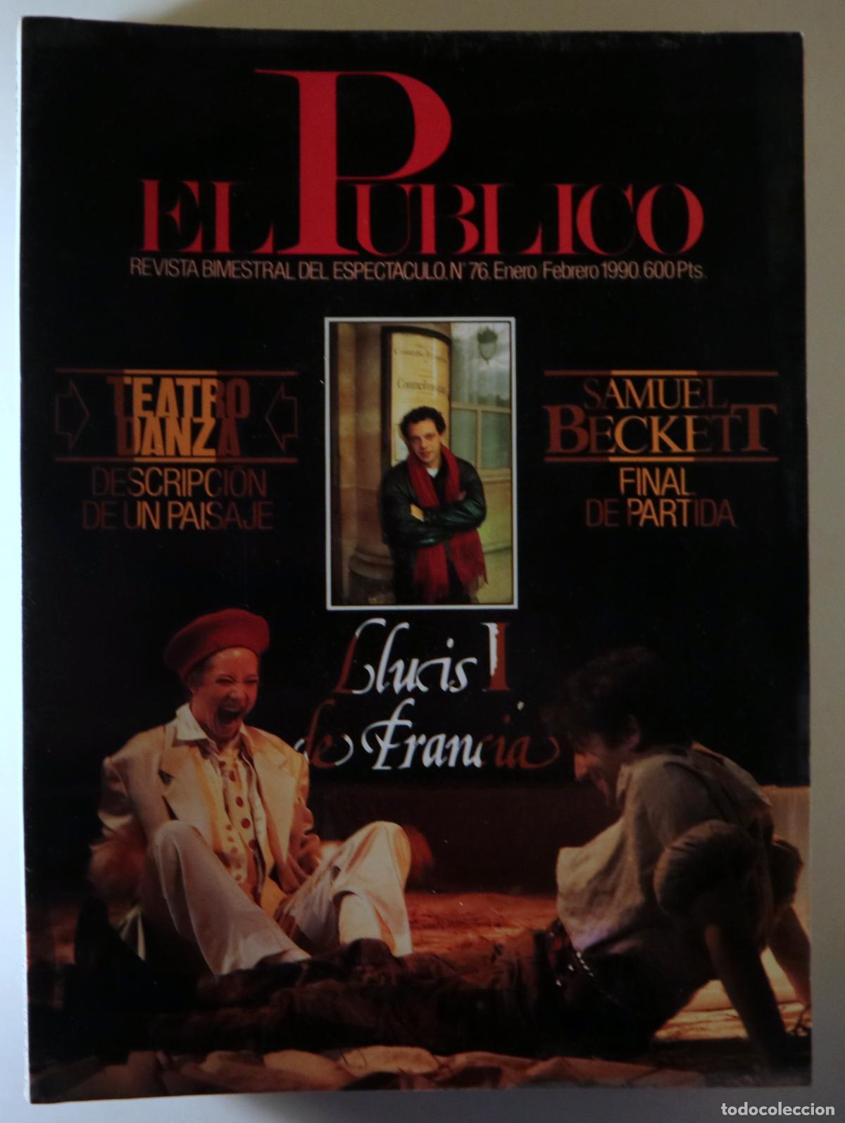 Colecionismo de Revistas e Jornais: (Beckett - V&aacute;zquez Montalb&aacute;n) - EL P&Uacute;BLICO N&ordm; 76: LLU&Iacute;S I DE FRANCIA - s/l 1990 - Ilustrado