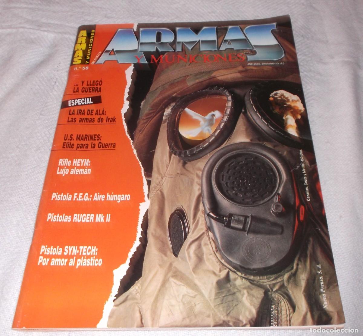 Coleccionismo de Revistas y Peri&oacute;dicos: revista de armas y municiones n&ordm; 58