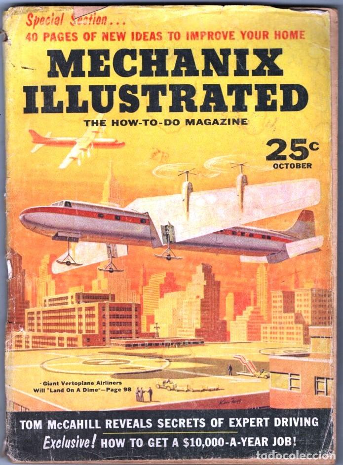 Coleccionismo de Revistas y Peri&oacute;dicos: 1956 OCTUBRRE MECHANIX ILLUSTRATED Mc CAHILL TESTS, THE &acute;BABY&acute; JAGUARD 192 PAG INGLES