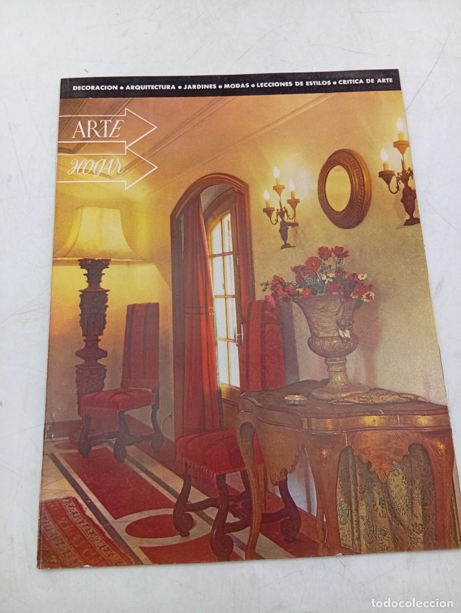 Coleccionismo de Revistas y Peri&oacute;dicos: REVISTA ARTE HOGAR. N&ordm; 90. A&Ntilde;O 1952. EL CASTILLO DE CORBEVILLA. ESCALERAS. EL MUEBLE BULGARO.. LEER.