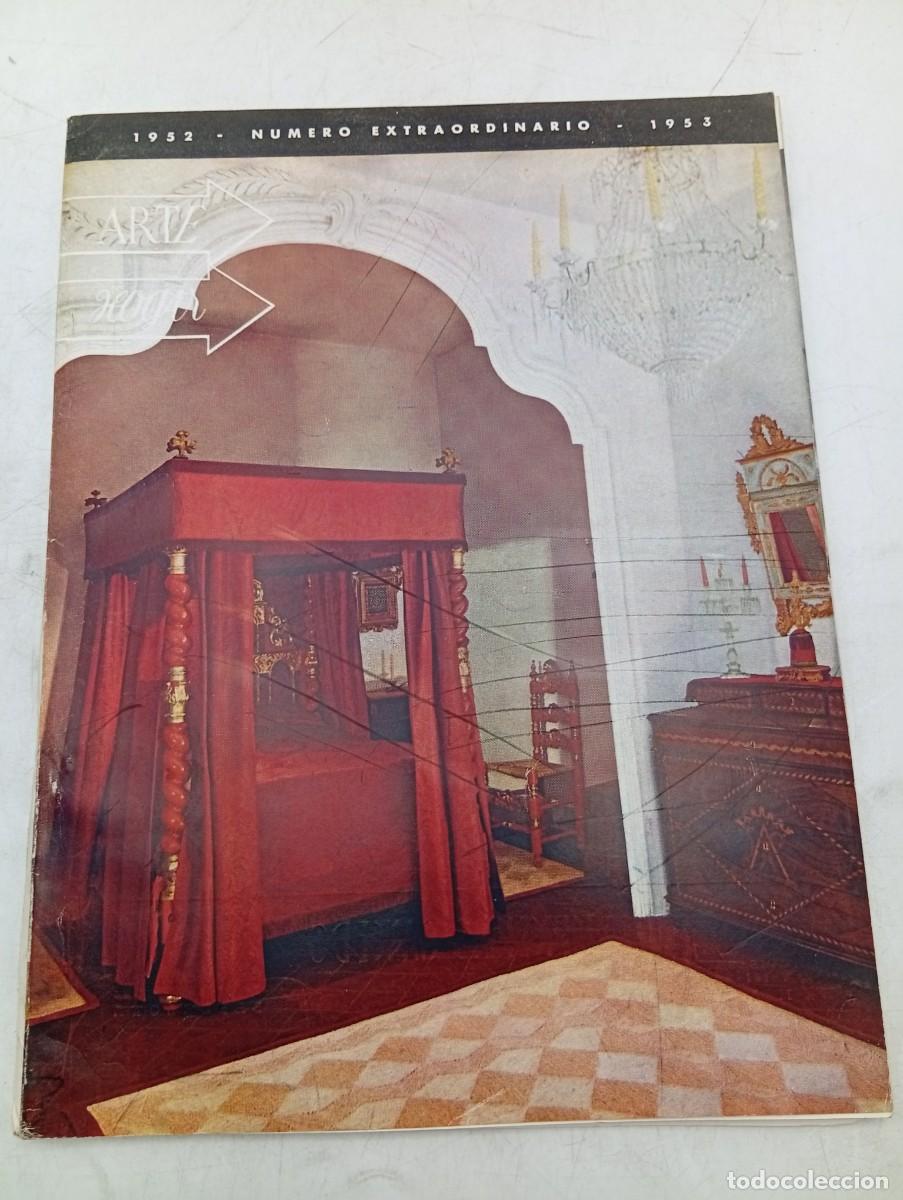 Coleccionismo de Revistas y Peri&oacute;dicos: REVISTA ARTE HOGAR. N&ordm; 92-93. A&Ntilde;O 1953. EL REY NEGRO. DALI EN PORT LLIGAT. EL MONASTERIO DE .. LEER.