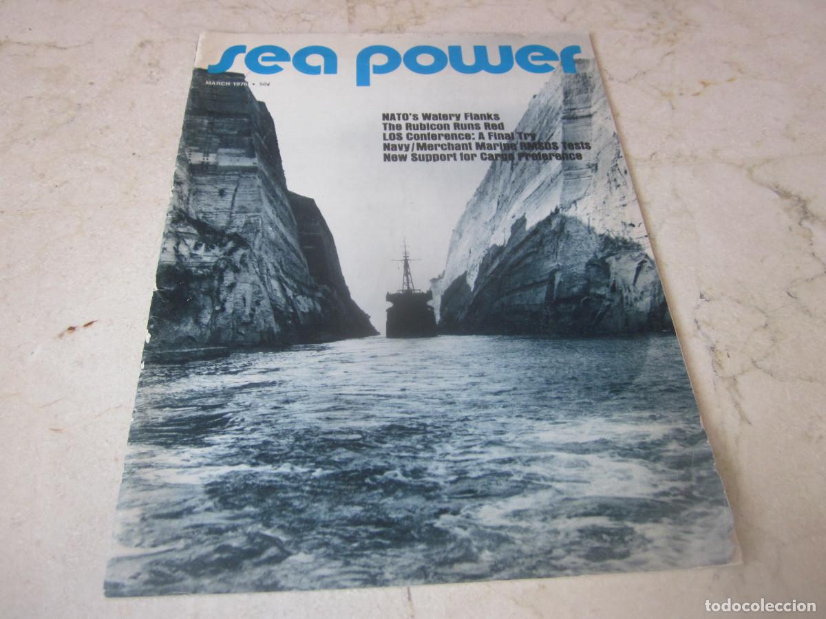 Coleccionismo de Revistas y Peri&oacute;dicos: SEA POWER VOL. 19 NO. 3 - MARCH 1976 - NATO&acute;S WATERY FLANKS