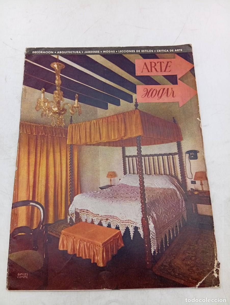 Coleccionismo de Revistas y Peri&oacute;dicos: REVISTA ARTE HOGAR. N&ordm; 43. A&Ntilde;O 1948. ASALTO A LAS VITRINAS. LA CASA DEL PIRATA. CAMAS.... LEER.