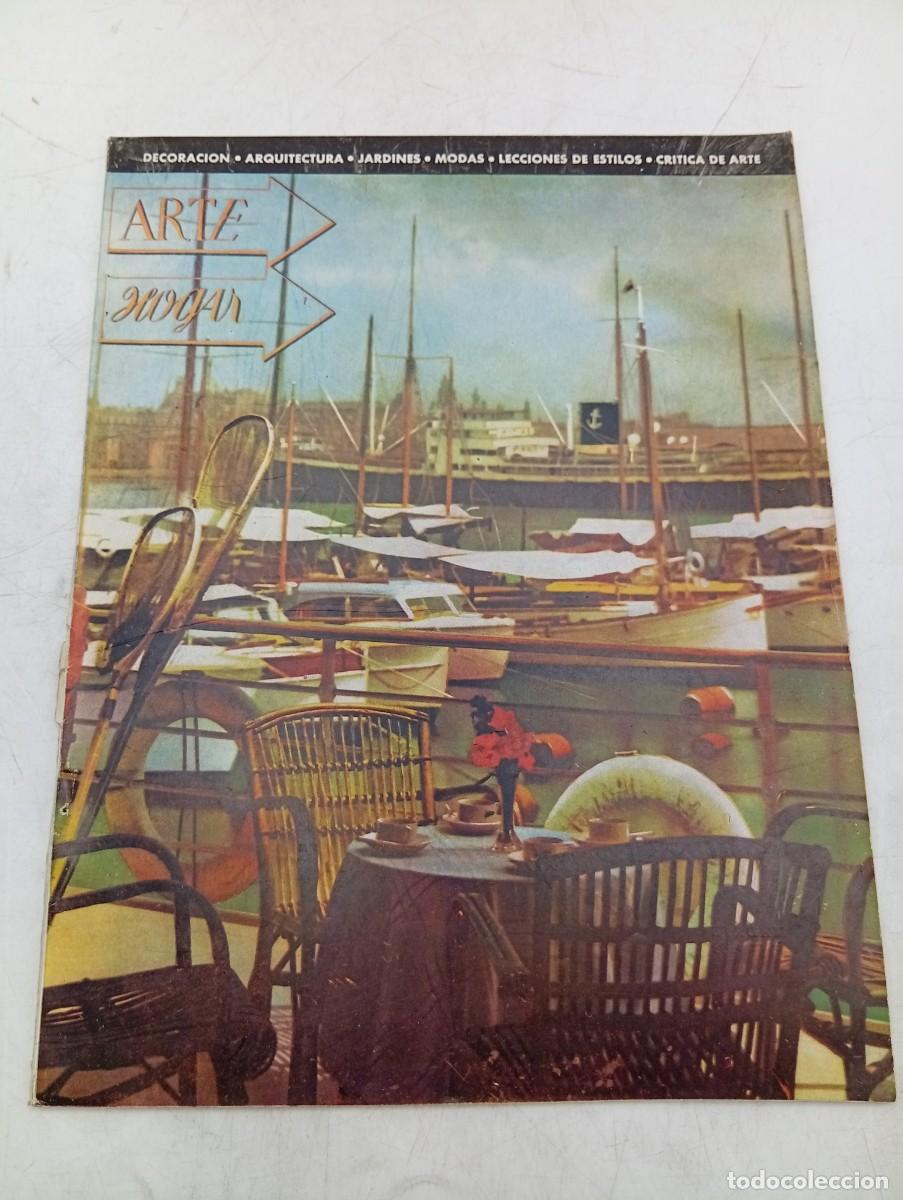 Coleccionismo de Revistas y Peri&oacute;dicos: REVISTA ARTE HOGAR. N&ordm; 44. A&Ntilde;O 1948. LITORAL MEDITERRANEO. CASA DEL ESCULTOR MIRANDA. MESAS... LEER.