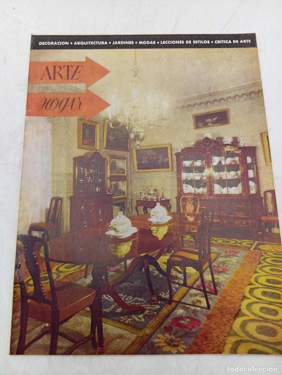 Coleccionismo de Revistas y Peri&oacute;dicos: REVISTA ARTE HOGAR. N&ordm; 49. A&Ntilde;O 1948. ONCE CABEZAS DE MUJER. EL PALACIO DE VIANA... LEER.
