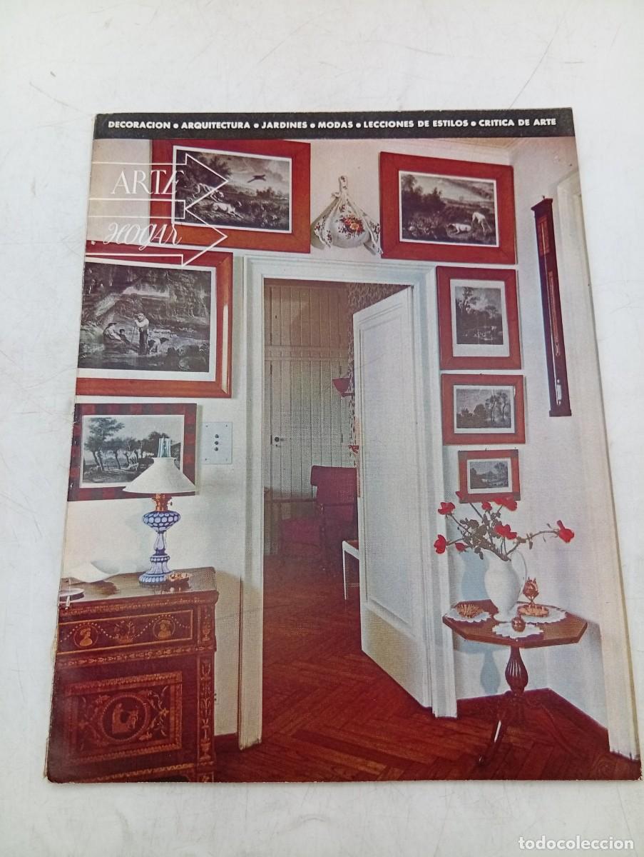 Coleccionismo de Revistas y Peri&oacute;dicos: REVISTA ARTE HOGAR. N&ordm; 96. A&Ntilde;O 1953. LA CASA DE LOS SE&Ntilde;ORES DE MITJANS. LIBRERIAS. JARDINES... LEER.