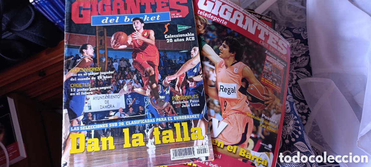 Coleccionismo de Revistas y Peri&oacute;dicos: Lote de +60 Revistas Baloncesto Hist&oacute;ricas: Gigantes del Basket, NBA, XXL y FEB (A&ntilde;os 90 y 2000)