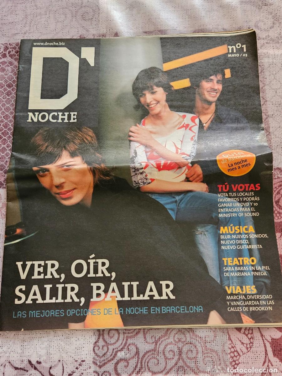 Coleccionismo de Revistas y Peri&oacute;dicos: Antigua Revista D&acute;NOCHE Dedicada A Las Ofertas De Ocio Nocturno En Barcelona, N&ordm; 1 Mayo 2003.