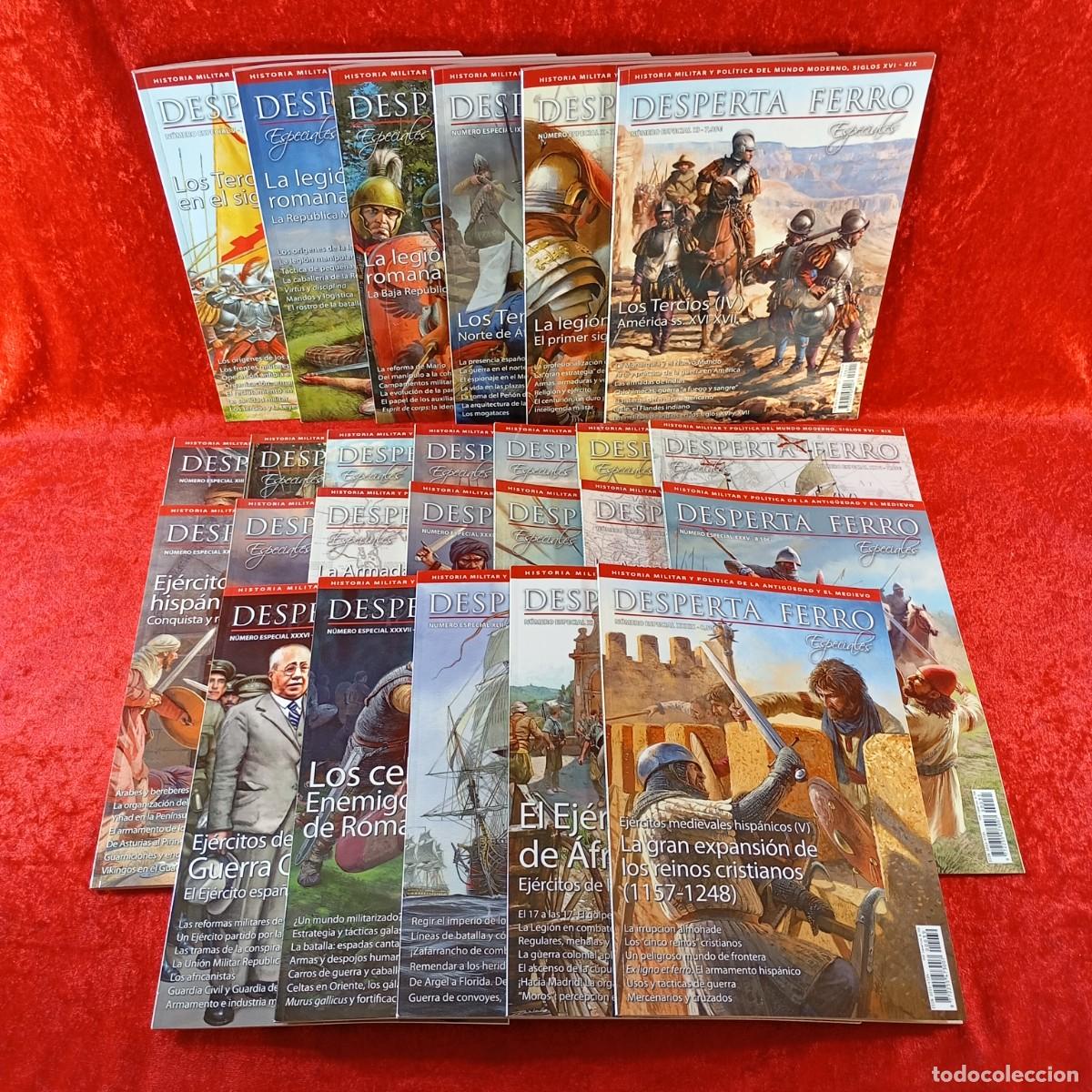 Coleccionismo de Revistas y Peri&oacute;dicos: DESPERTA FERRO - HISTORIA MILITAR Y POL&Iacute;TICA - GRAN COLECCI&Oacute;N DE 25 REVISTAS - N&ordm; ESPECIALES / 1339