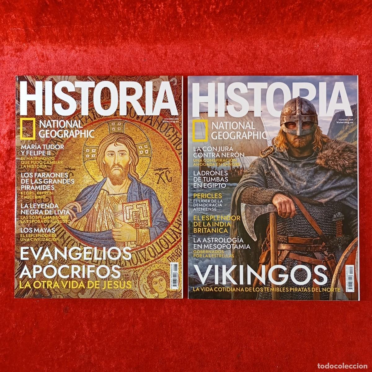 Coleccionismo de Revistas y Peri&oacute;dicos: HISTORIA, NATIONAL GEOGRAPHIC - EVANGELIOS AP&Oacute;CRIFOS, VIKINGOS - LOTE 2 REVISTAS -N&ordm; 268, 269 / 1344