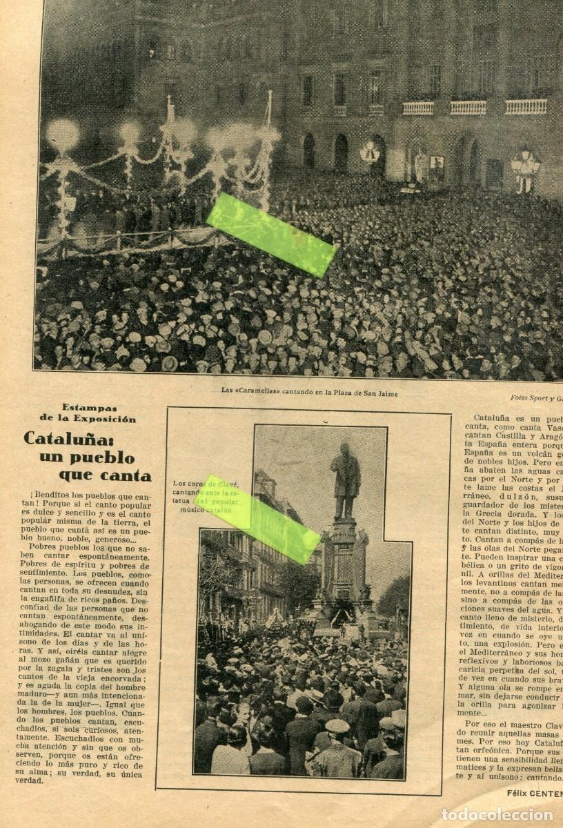 Sammeln von Zeitschriften und Zeitungen: REVISTA A&Ntilde;O 1929 CATALUNYA CATALU&Ntilde;A CANTA A LA SAGRADA FAMILIA