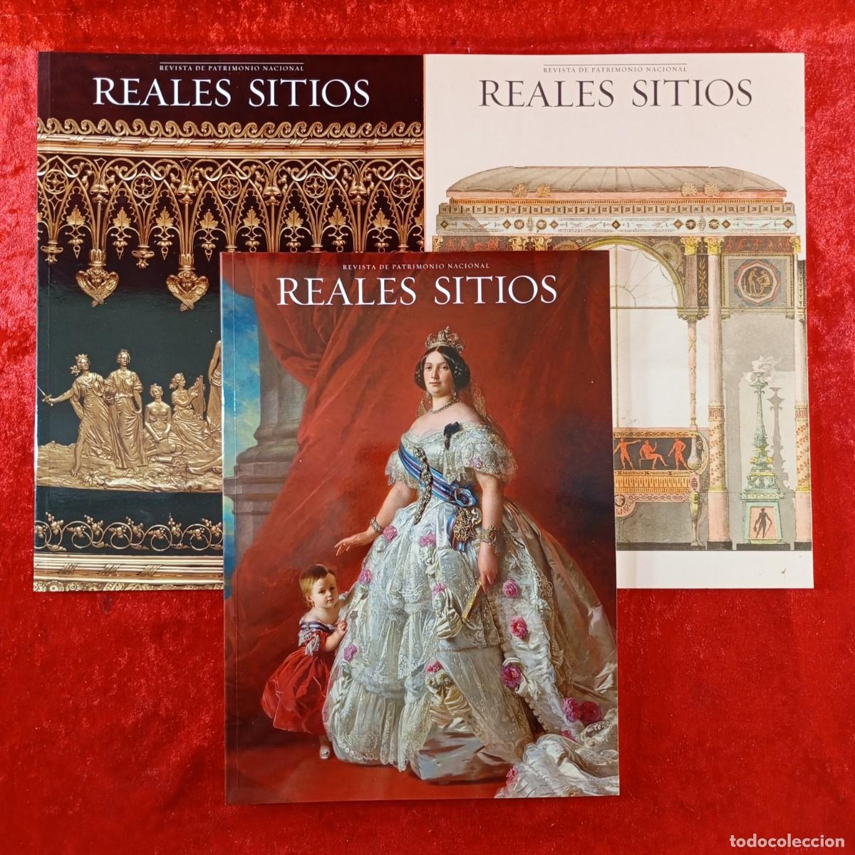 Coleccionismo de Revistas y Peri&oacute;dicos: REALES SITIOS - REVISTA DE PATRIMONIO NACIONAL - LOTE 3 REVISTAS - N&Uacute;MEROS 201, 204, 205 / 1351