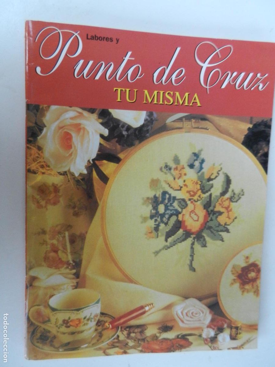 Coleccionismo de Revistas y Peri&oacute;dicos: LABORES Y PUNTO DE CRUZ - TU MISMA REVISTA - CON DESPLEGABLE Y ESQUEMAS