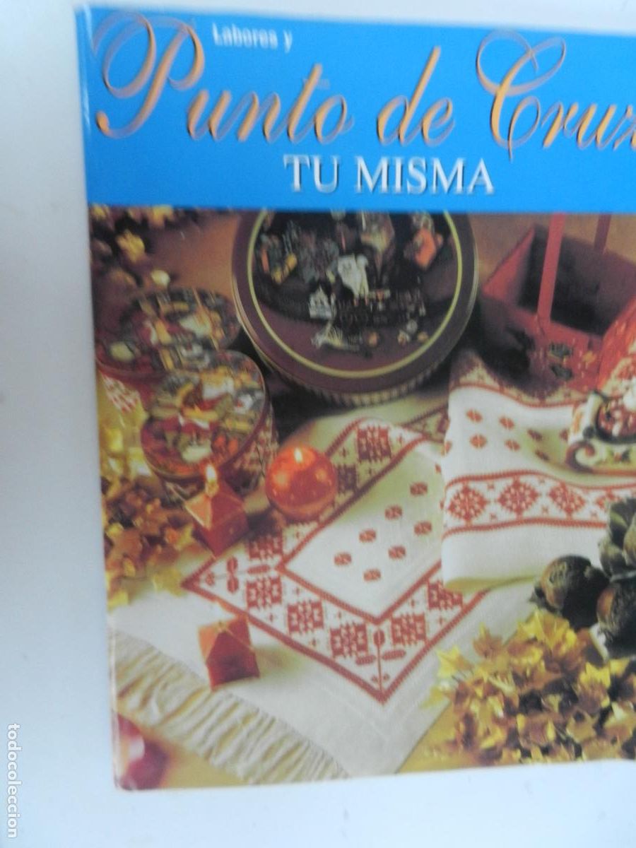 Coleccionismo de Revistas y Peri&oacute;dicos: LABORES Y PUNTO DE CRUZ - TU MISMA REVISTA - CON DESPLEGABLE Y ESQUEMAS