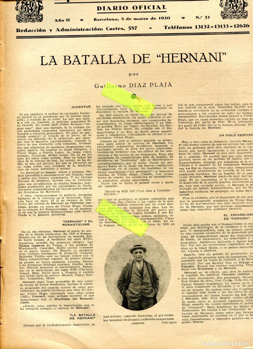 Coleccionismo de Revistas y Peri&oacute;dicos: REVISTA A&Ntilde;O 1930 HERNANI JOSEFINA BAKER BAILARINA PESCADORES D LA BARCELONETA FLORENTINO BALLESTEROS