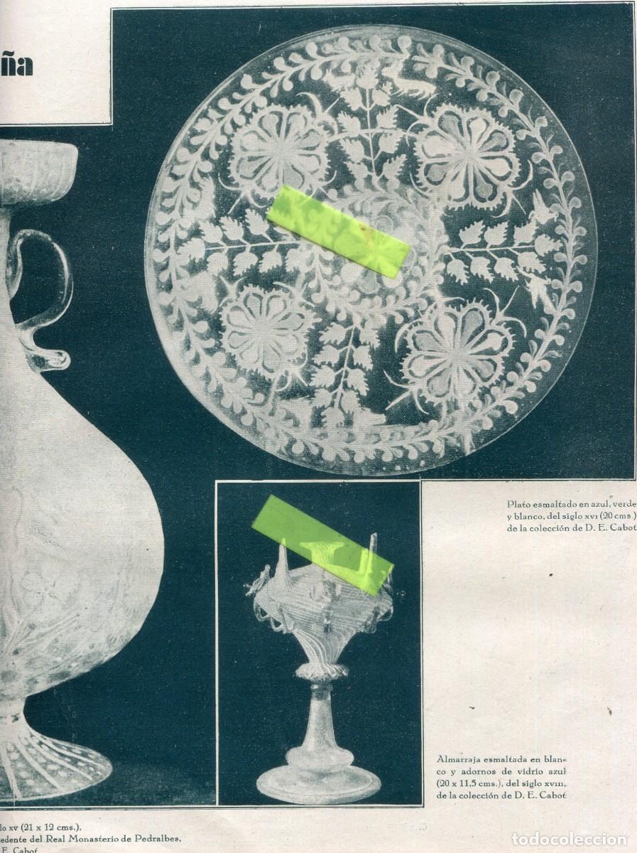 Coleccionismo de Revistas y Peri&oacute;dicos: REVISTA A&Ntilde;O 1930 CRISTAL VIDRIO ESMALTADO CALATAN ALMORRATXA CAMPEONATO MUNDIAL DE BILLAR