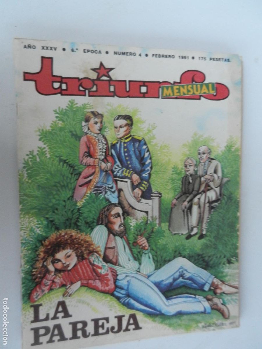Coleccionismo de Revistas y Peri&oacute;dicos: TRIUNFO MENSUAL - REVISTA N&ordm; 4-FEBRERO 1981 - LA PAREJA - VER SUMARIO