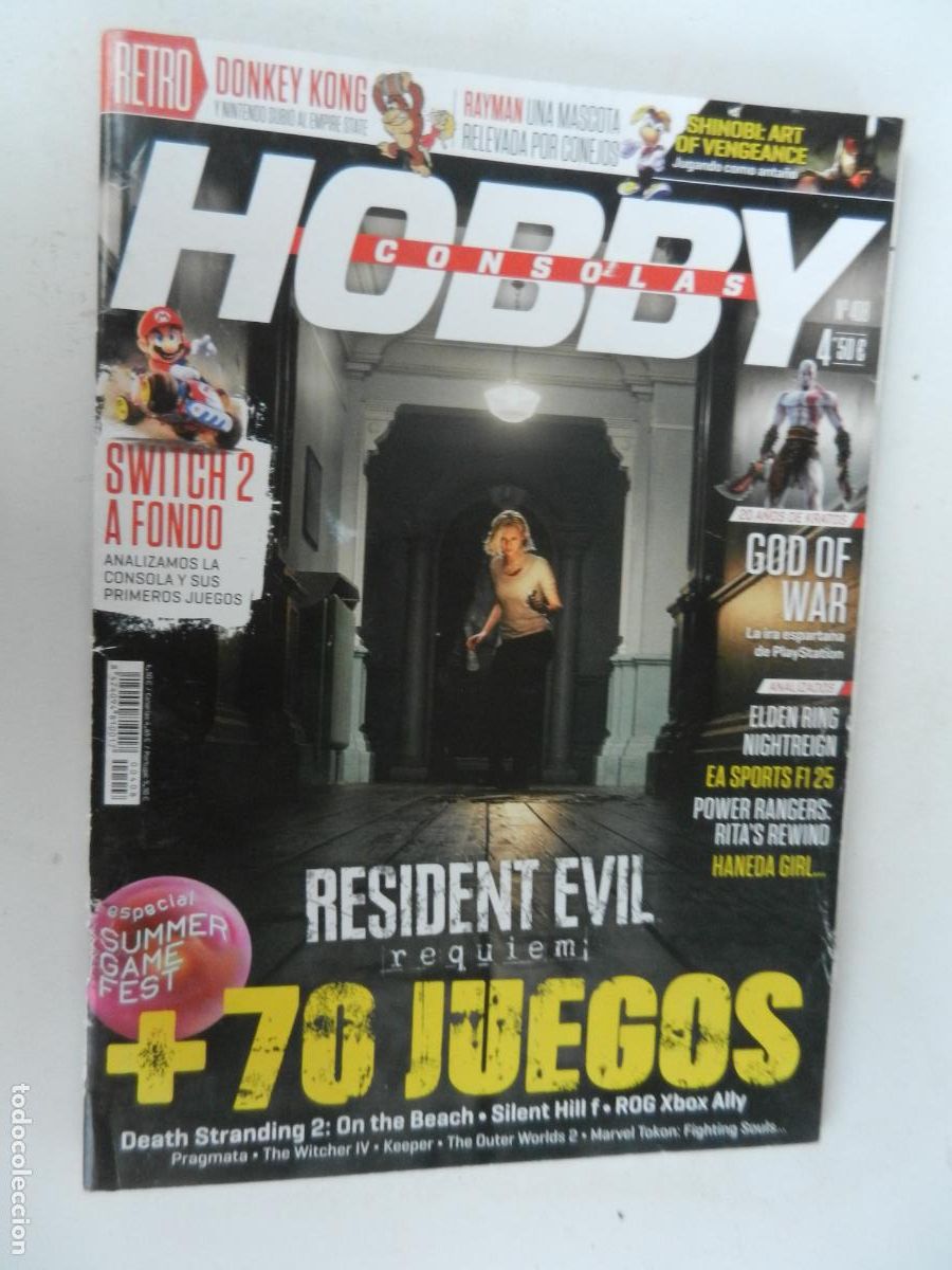 Collezionismo di Riviste e Giornali: HOBBY CONSOLAS N&ordm; 408- Summer Game Fes- GOD WAR .