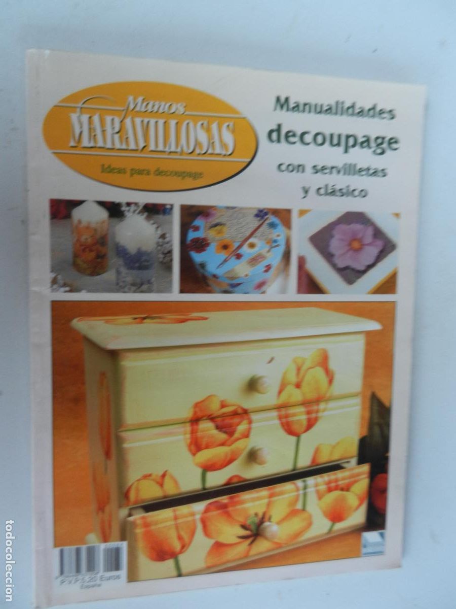 Coleccionismo de Revistas y Peri&oacute;dicos: MANOS MARAVILLOSAS N&ordm; 84 - MANUALIDADES DE COUPAGE CON SERVILLETAS Y CL&Aacute;SICO