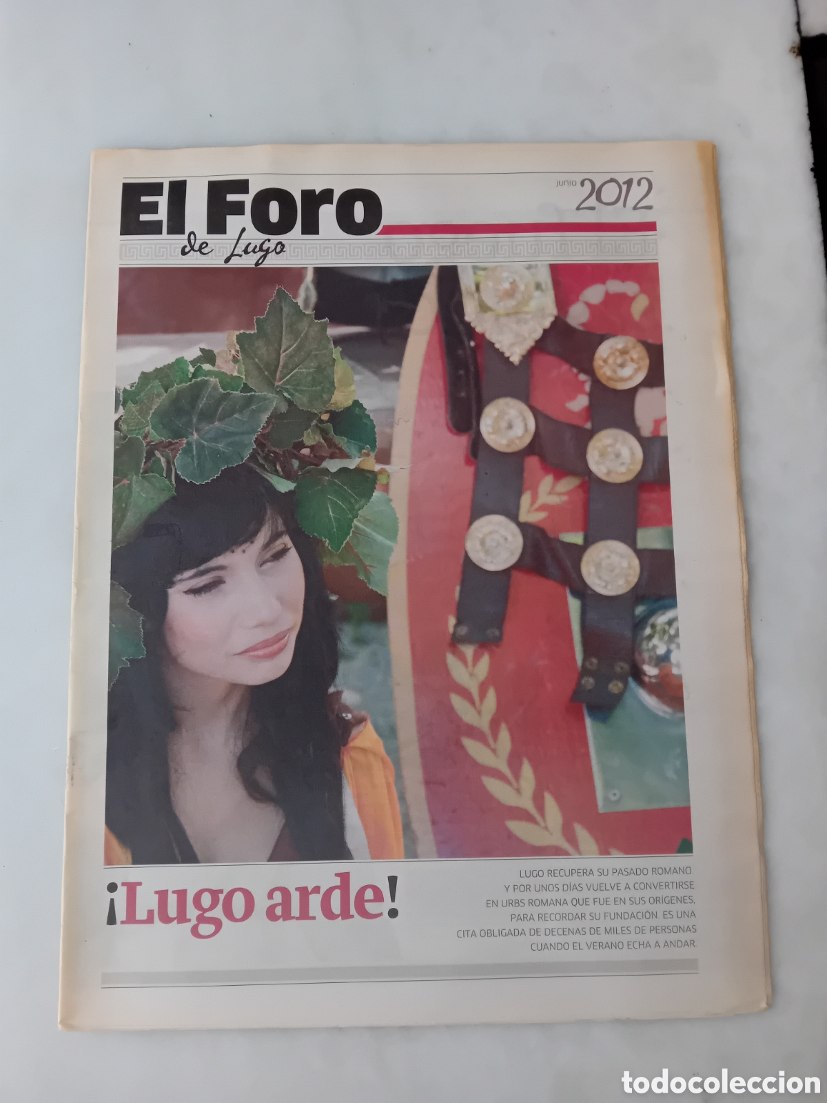 Coleccionismo de Revistas y Peri&oacute;dicos: Peri&oacute;dico monografico . El Foro de Lugo. ARDE LUCUS. 2012