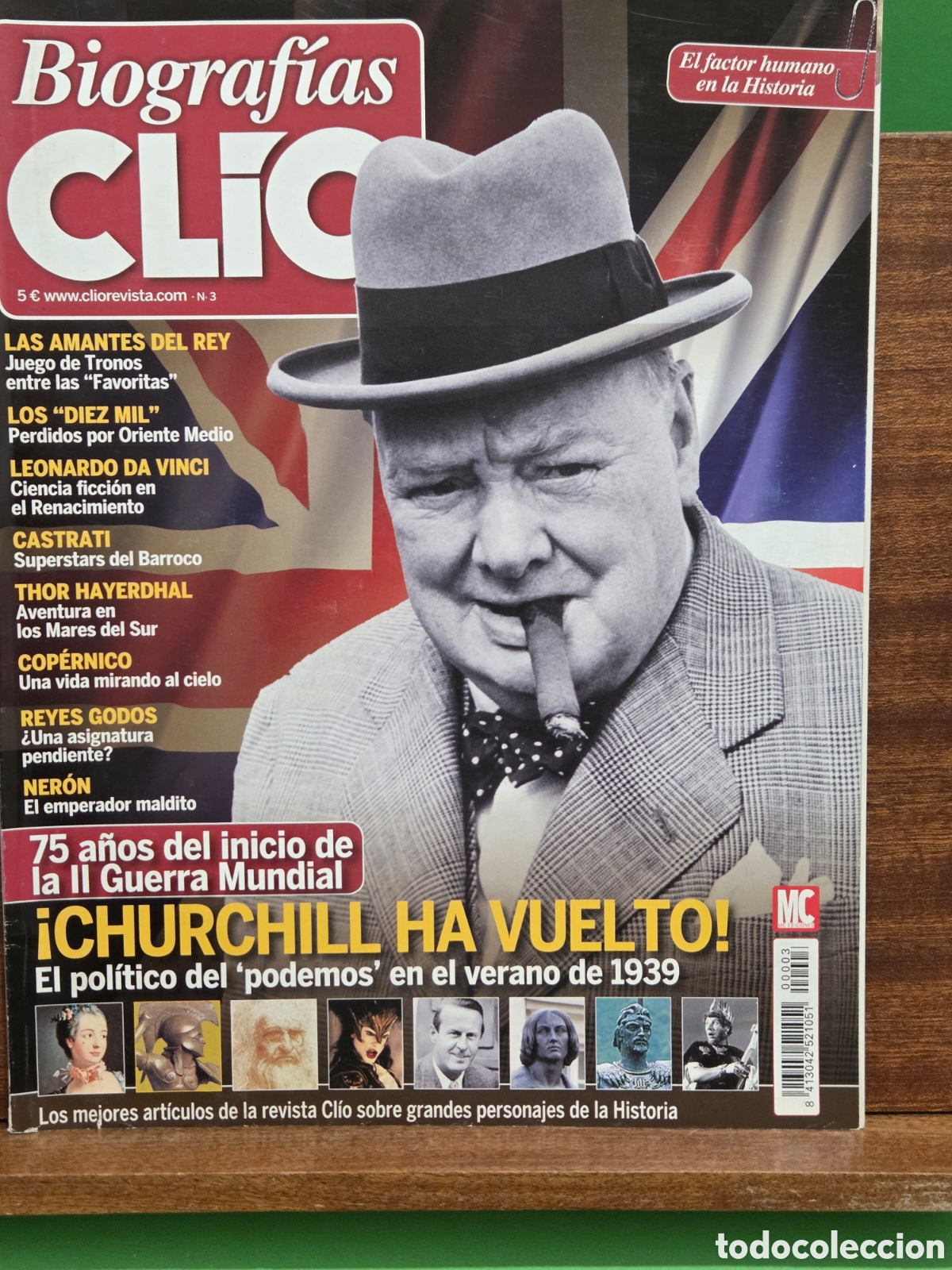 Coleccionismo de Revistas y Peri&oacute;dicos: REVISTA...&rdquo;&rdquo;CLIO BIOGRAFIAS&rdquo;&rdquo;...!CHURCHILL HA VUELTO&iexcl;&iexcl;...