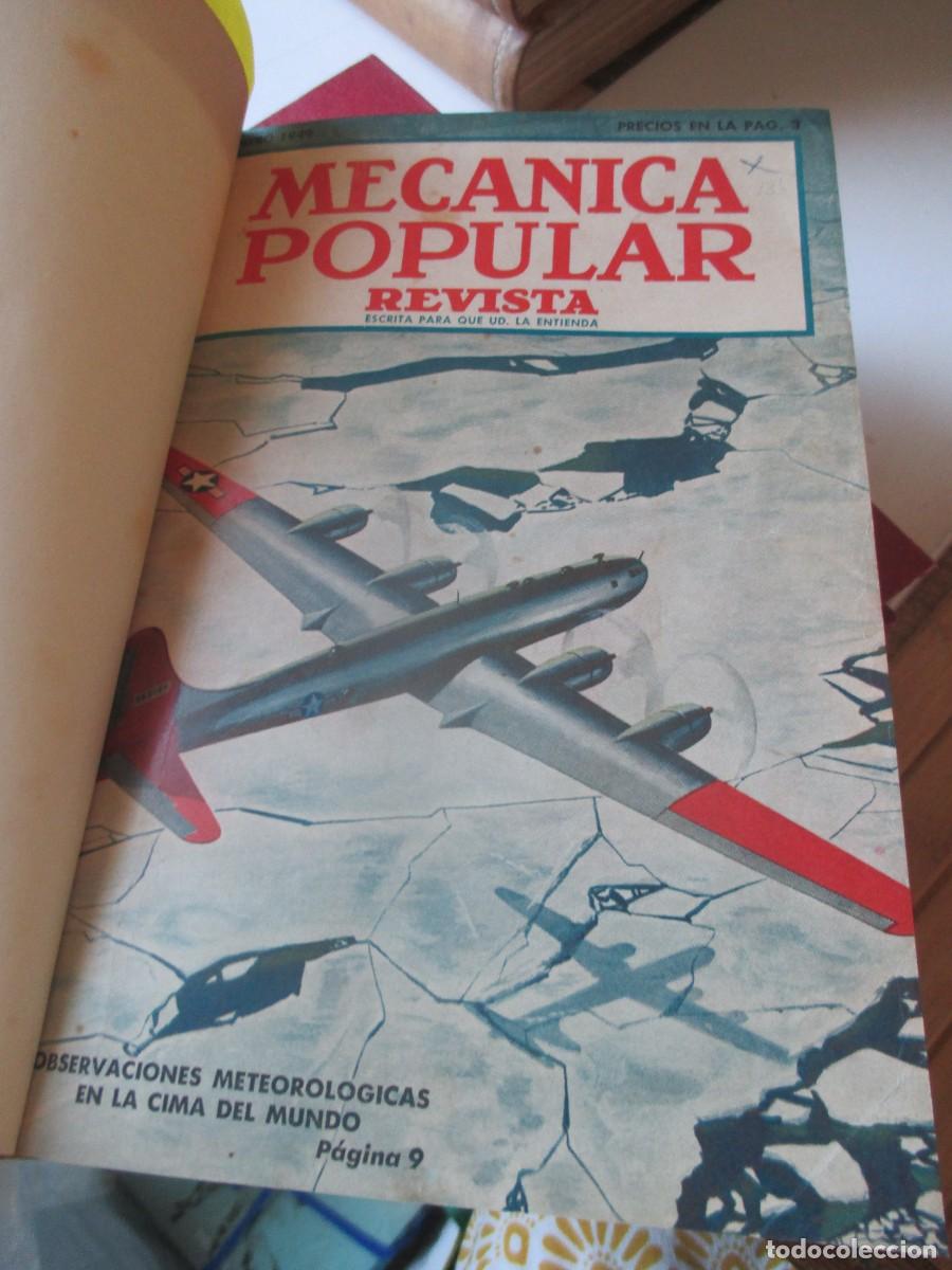 Coleccionismo de Revistas y Peri&oacute;dicos: Mec&aacute;nica popular a&ntilde;os 50(varios a&ntilde;os encuadernados, ver descripci&oacute;n) W40736