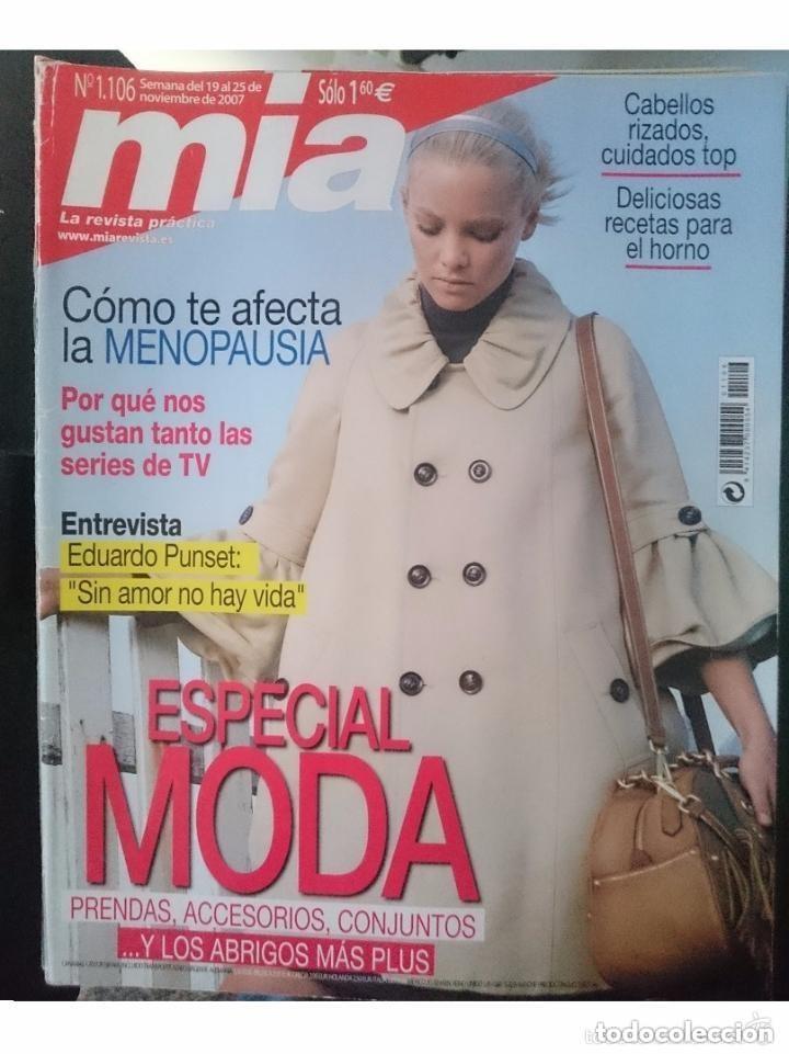 Coleccionismo de Revistas y Peri&oacute;dicos: MIA N 1.106 DEL 19 AL 25 NOVIEMBRE 2007 -CON PUBLICIDAD DE LA EPOCA-NOTICIAS-ETC