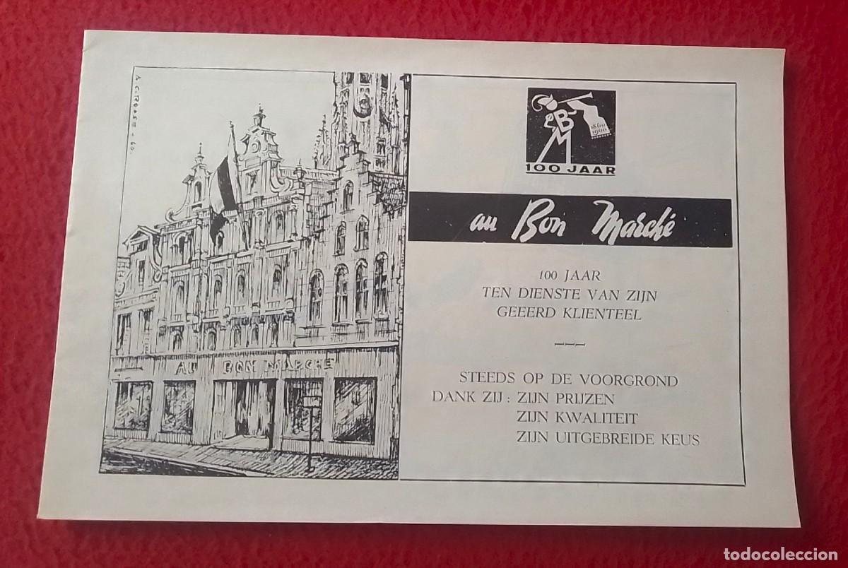 Coleccionismo de Revistas y Peri&oacute;dicos: ANTIGUA PUBLICACI&Oacute;N CUADERNO GU&Iacute;A TUR&Iacute;STICA GUIDE O SIMILAR AU BON MARCH&Eacute; 100 JAAR B&Eacute;LGICA BELGIUM..
