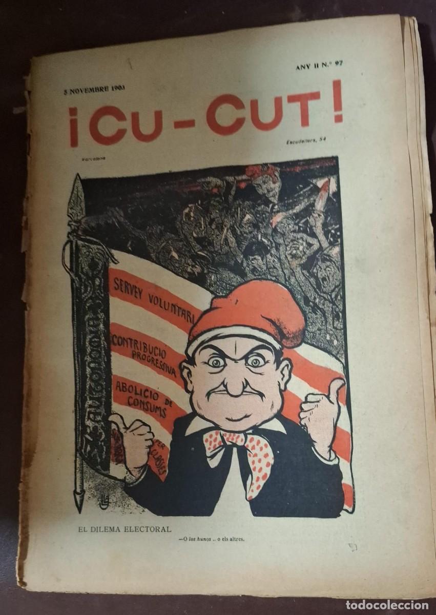 Coleccionismo de Revistas y Peri&oacute;dicos: REVISTA CU-CUT N&ordm; 97 NOVIEMBRE 1.903