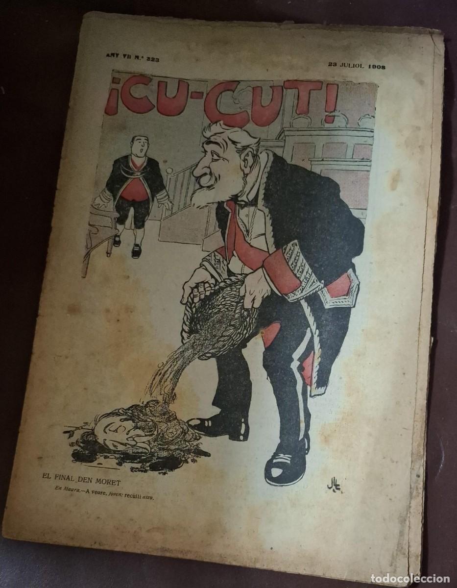 Collezionismo di Riviste e Giornali: REVISTA CU-CUT N&ordm; 323 JULIOL 1.908