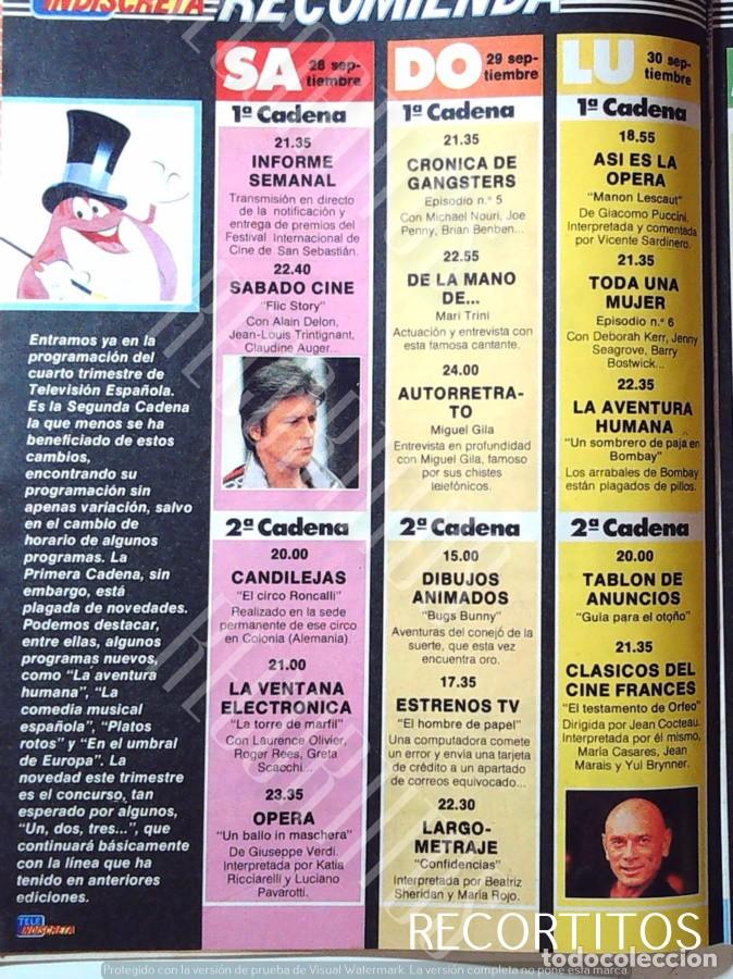 Coleccionismo de Revistas y Peri&oacute;dicos: EL UN DOS TRES 1 2 3 CHOLLO ALAIN DELON CAJAS DE AHORROS CONFEDERADAS YUL BRYNNER