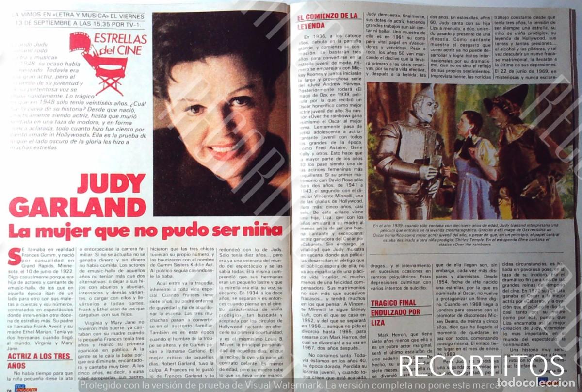 Coleccionismo de Revistas y Peri&oacute;dicos: JUDY GARLAND EL MAGO DE OZ WIZARD OF OZ