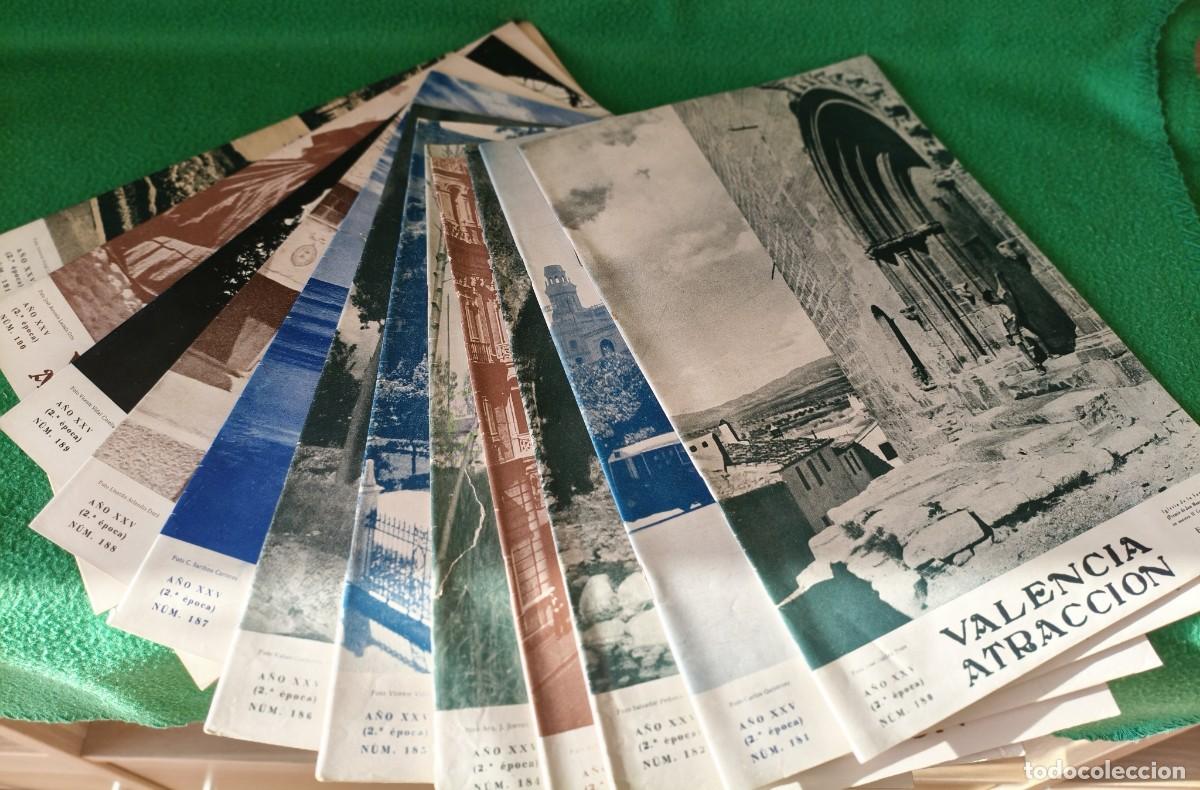 Coleccionismo de Revistas y Peri&oacute;dicos: VALENCIA ATRACCION. REVISTA TURISMO. AYNTAMIENTO VALENCIA 1950. DOCE N&Uacute;MEROS MUY ILUSTRADOS.