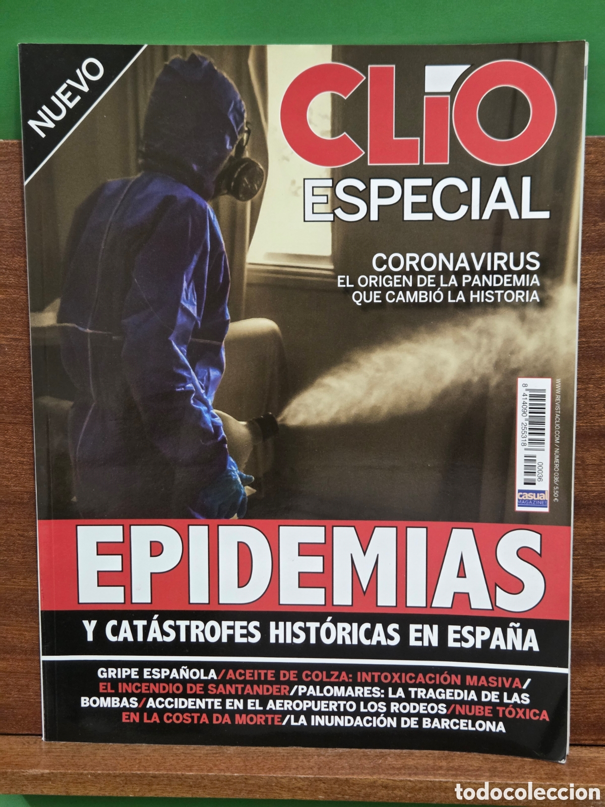Coleccionismo de Revistas y Peri&oacute;dicos: REVISTA...&rdquo;&rdquo;CLIO, ESPECIAL EPIDEMIAS&rdquo;&rdquo;...N&Uacute;MERO 36...
