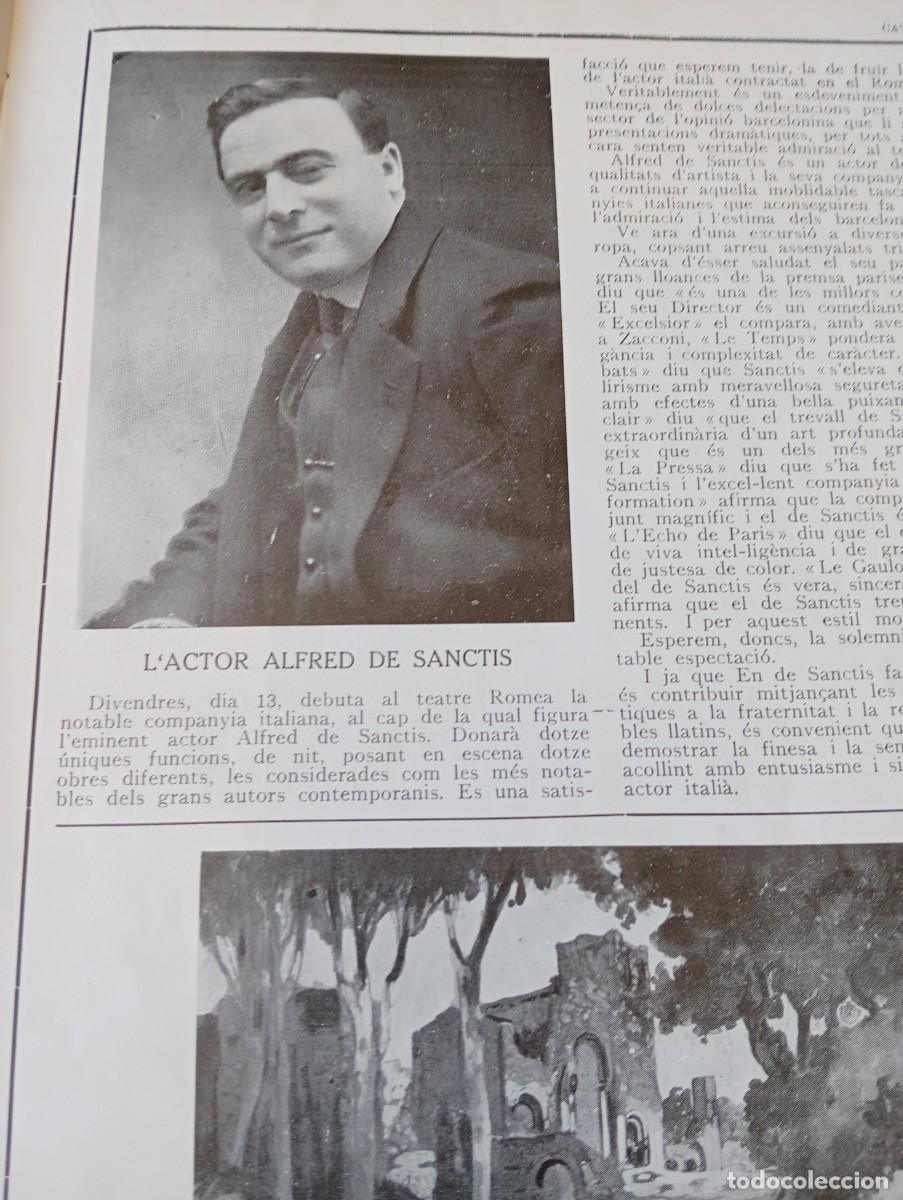 Collection Magazines and Newspapers: REVISTA ANY 1922 ALFRED DE SANCTIS MOSSEN JOSEP MUSSET SABADELL MATERIAL PER ESCALADA LAPLANA